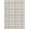 Homeroots 3' X 5' Linen And Brown Plaid Washable Indoor Outdoor Area Rug 601326 - alternate 4