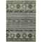 Homeroots 8' X 10' Fern Green Taupe And Ivory Tribal Washable Indoor Outdoor Area Rug 615413 - alternate 5
