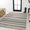 Jonathan Y Castara Wavy Stripe Modern Cream/Dark Gray 4 ft. x 6 ft. Indoor/Outdoor Area Rug SMB205C-4 - alternate 3
