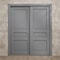 Sartodoors Sliding Closet Bypass Doors 56 x 80 inches, Ego 5012 Painted Grey Oak, Rails Hardware Set, Wood S EGO5012DBD-SEK-56 - alternate 4