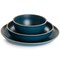 Gibson Home Rockabye 12 Piece Melamine Dinnerware Set in Dark Teal 136597.12 - alternate 6