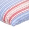 Homeroots 16" Blue and Red Striped Cotton Throw Pillow 529178 - alternate 3