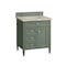 James Martin Vanities Brittany 30" Single Vanity, Smokey Celadon, w/ 3 CM Tajnar Eclos Top 650-V30-SC-3TJR - alternate 4
