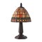 Jonathan Y Carter Tiffany-Style 12" LED Table Lamp, Red/Yellow JYL8016B - alternate 3