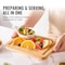 Vevor Bamboo Cutting Board Premium Versatile Cut Board with Built-in Handle, 3PK BCB008 - alternate 4