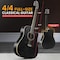 Pyle Steel String Acoustic Guitar Kit, 41 in Full Size Cutaway with Ashtree Top, Open Pore Finish PGA480BK - alternate 4