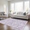 Homeroots 10' X 14' Lavender And Ivory Geometric Washable Indoor Outdoor Area Rug 613018 - alternate 6