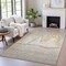 Homeroots 5' X 8' Taupe And Gold Nautical Washable Indoor Outdoor Area Rug 631048 - alternate 6