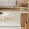 Homeroots 6' X 9' Blue and Cream Striped Distressed Indoor Outdoor Area Rug 558783 - alternate 3
