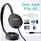 Venturex 3.5mm Kids Learning Stereo Phone & Computer Headphone, Black K22 - alternate 6