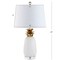 Jonathan Y Pineapple 23" Ceramic LED Table Lamp, White/Gold JYL4019C - alternate 4