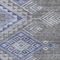 Homeroots 5' X 8' Pewter And Blue Southwestern Washable Indoor Outdoor Area Rug 603558 - alternate 4