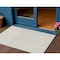 Homeroots 3' X 5' Ivory And Beige Chevron Washable Indoor Outdoor Area Rug 612268 - alternate 1