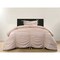 Homeroots Blush Twin Polyester 180 Thread Count Washable Down Comforter Set 528959 - alternate 1