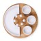 Picnic Time Family Of Brands NFL Washington Commanders - Symphony Appetizer Serving Tray Set 949-13-505-373-2 - alternate 3