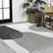 Jonathan Y Zia Modern Geometric Organic Shapes Cream/Black 3 ft. x 5 ft. Indoor/Outdoor Area Rug TSN306A-3 - alternate 5