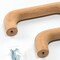 Homeroots Set of Two Brown Wood C Shape Drawer Pull Knobs, 2PK 476582 - alternate 3