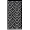 Homeroots 2' X 4' Charcoal And Black Geometric Indoor Outdoor Area Rug 573838 - alternate 1