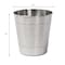 Happimess Riley Modern Classic Hammered Steel Accent 2-Gallon Wastebasket, Brushed Steel HPM1111C - alternate 3