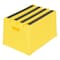 Vestil Polyethylene Step Stool, Yellow, 1 Step, 1 Steps, 11.75 Overall Height, Polyethylene, Yellow VST-1-Y - alternate 1