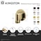 Kingston Brass Wall Mount Supply Elbow, Polished Nickel K173M6 - alternate 2