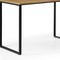Homeroots 71" Natural and Black Wood and Metal L Shape Writing Desk 543803 - alternate 4