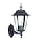 Homeroots Antique Bronze Glass Lantern Wall Light 398616 - alternate 2