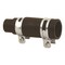 National Brand Alternative Rubber Garbage Disposal Boot 2-Clamps Black 152007 - alternate 2