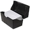 Advantus Index Card File Box, Black, Plastic AVT45001 - alternate 1