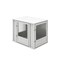 New Age Pet Flexidoor Pet Crate, Antique White, M EHDFX62-04M - alternate 1
