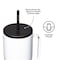 Corkcicle Go Cup XL Series Tumbler, 30 oz, Stainless Steel, Gloss White, Insulated 2830GW - alternate 4