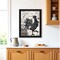 Homeroots Faith Family Farming Rooster Black Framed Wall Art 573948 - alternate 3