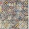 Homeroots 3' X 5' Gold Blue And Brown Floral Washable Indoor Outdoor Area Rug 604150 - alternate 6