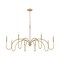 Z-Lite Jisele Rubbed Brass 8 Light Chandelier 4505-8RB - alternate 4