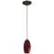 Access Lighting Merlot, Pendant, Oil Rubbed Bronze Finish, Red Sky Glass 28011-1C-ORB/RUSKY - alternate 4