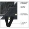 Mytee Products 2 Pk 25ft x 48ft Heavy Duty 8oz Hay Tarps Silver Black 14.5 mil Waterproof, 2PK HT25-48x2 - alternate 6