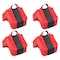 Mytee Products 40PK 8inx10in Red V Corner Edge Protectors w/ Carry Case & & Webbing Handle, 4PK PCPVB12R-10Wx4 - alternate 1
