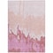 Homeroots 8' X 10' Blush And Pink Abstract Washable Indoor Outdoor Area Rug 613623 - alternate 5