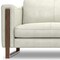 Homeroots 83" Gray Leather Wood Sofa 641139 - alternate 5