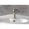 Kingston Brass One-Handle Single-Hole Bathroom Faucet with Push Pop-Up Drain, Brushed Nickel KS3548RNK - alternate 4