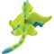 Godog Dragons Small Green Squeaky Plush Dog Toy 70643-98997-024 - alternate 2