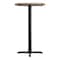 Flash Furniture Commercial 30x24 Natural HPL Tabletop with Black Bar Height X Base ST-REC2430-NAT-T2222B-GG - alternate 6