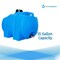 Waterprepared 35 Gallon Blue Horizontal Utility Tank WW-35 GALBLU DS - alternate 4