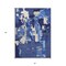 Homeroots 5' X 8' Navy Blue Ivory And Gray Abstract Washable Indoor Outdoor Area Rug 599587 - alternate 4