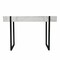 Homeroots 45" White and Black Writing Desk 402055 - alternate 1