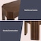Alaterre Furniture Fluted Solid Wood Console Table 36 in Modern Entryway Table with Storage Shelf AFTBL-027 - alternate 4