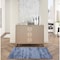 Homeroots 3' X 5' Denim Blue And Navy Blue Abstract Indoor Outdoor Area Rug 545950 - alternate 5