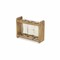 Homeroots 7" Set of Three Glass Jars in a Wood Rack, 3PK 488173 - alternate 4