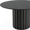 Homeroots 52" Black Solid Wood Pedestal Base Round Top Dining Table 721039 - alternate 4