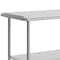 Flash Furniture Reader Work Table, 18 Gauge Stainless Steel Top Shelf w/Poly Cutting Board and Undershelf NH-WT-3072-POLYTOP-GG - alternate 5